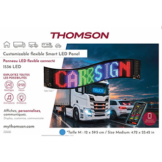 Panneau LED flexible connecté 1536 Leds Taille M Thomson